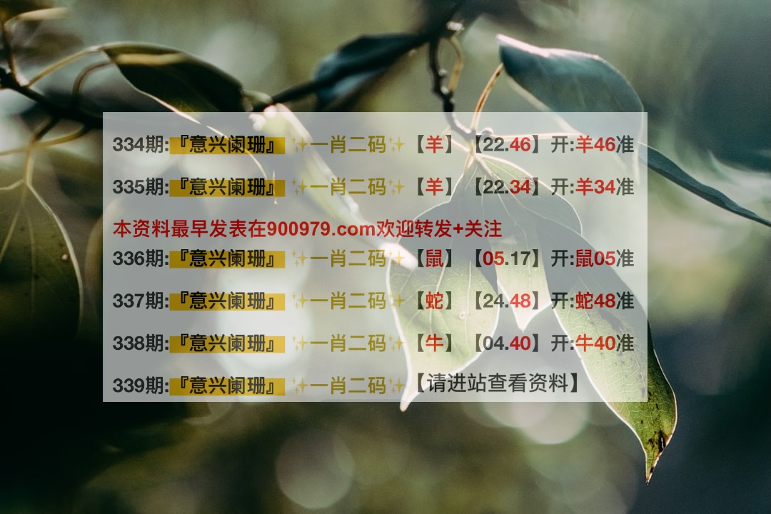 一肖一码 第245页